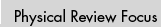 Physical Review Focus